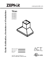 Предварительный просмотр 25 страницы Zephyr Titan AK7636AS Use, Care And Installation Manual