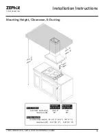 Предварительный просмотр 9 страницы Zephyr Titan AK7754BS Use, Care And Installation Manual