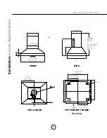 Предварительный просмотр 10 страницы Zephyr Titan Island AK7736AS Use, Care And Installation Manual