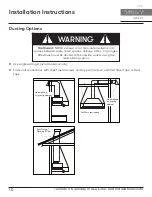 Предварительный просмотр 10 страницы Zephyr Tornado II Use, Care And Installation Manual