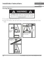 Предварительный просмотр 10 страницы Zephyr Tornado Mini AK8400BS-ES Use, Care And Installation Manual