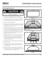 Предварительный просмотр 13 страницы Zephyr Tornado Mini AK8400BS-ES Use, Care And Installation Manual