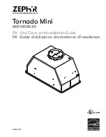 Предварительный просмотр 23 страницы Zephyr Tornado Mini AK8400BS-ES Use, Care And Installation Manual