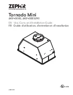 Предварительный просмотр 25 страницы Zephyr Tornado Mini AK8400BS Use, Care And Installation Manual