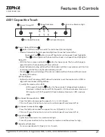 Предварительный просмотр 21 страницы Zephyr Typhoon AK2136CS Use, Care And Installation Manual