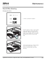 Предварительный просмотр 25 страницы Zephyr Typhoon AK2136CS Use, Care And Installation Manual