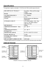 Предварительный просмотр 10 страницы Zephyr UWB24C32BG Use, Care And Installation Manual