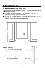 Предварительный просмотр 13 страницы Zephyr UWB24C32BG Use, Care And Installation Manual