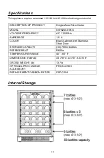 Предварительный просмотр 10 страницы Zephyr UWN24C01BG Use, Care And Installation Manual