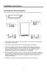 Предварительный просмотр 14 страницы Zephyr UWN24C01BG Use, Care And Installation Manual