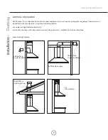 Preview for 8 page of Zephyr Venezia ZVE-E30S Use, Care And Installation Manual