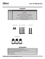 Предварительный просмотр 7 страницы Zephyr Venezia Use, Care And Installation Manual