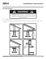 Предварительный просмотр 11 страницы Zephyr Venezia Use, Care And Installation Manual