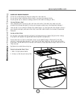 Preview for 18 page of Zephyr Verona Island ZVN-E42AG Use, Care And Installation Manual