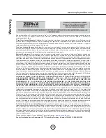 Preview for 26 page of Zephyr Verona Island ZVN-E42AG Use, Care And Installation Manual