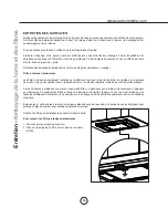 Preview for 45 page of Zephyr Verona Island ZVN-E42AG Use, Care And Installation Manual