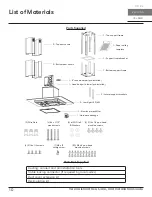 Preview for 10 page of Zephyr Verona Island ZVN-E42BG Use, Care And Installation Manual