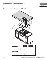 Preview for 12 page of Zephyr Verona Island ZVN-E42BG Use, Care And Installation Manual