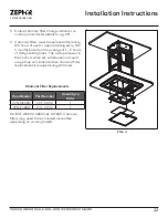 Preview for 23 page of Zephyr Verona Island ZVN-E42BG Use, Care And Installation Manual