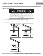 Предварительный просмотр 52 страницы Zephyr Verona Island ZVN-E42BG Use, Care And Installation Manual