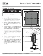 Предварительный просмотр 55 страницы Zephyr Verona Island ZVN-E42BG Use, Care And Installation Manual