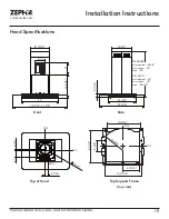 Предварительный просмотр 15 страницы Zephyr Verona Island ZVN-M90BG Use, Care And Installation Manual