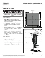 Предварительный просмотр 17 страницы Zephyr Verona Island ZVN-M90BG Use, Care And Installation Manual