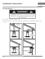 Предварительный просмотр 14 страницы Zephyr Verona ZVO-E30BG Use, Care And Installation Manual