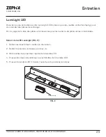 Предварительный просмотр 61 страницы Zephyr Verona ZVO-E30BG Use, Care And Installation Manual