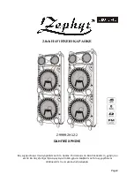 Предварительный просмотр 9 страницы Zephyr Z-9999-2H12-2 Instruction Manual