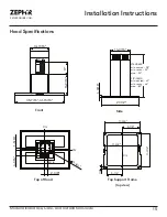 Предварительный просмотр 15 страницы Zephyr ZMD-M90BS Use, Care And Installation Manual