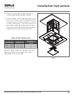 Предварительный просмотр 23 страницы Zephyr ZMD-M90BS Use, Care And Installation Manual