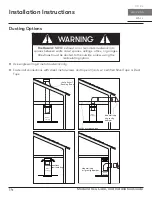 Preview for 14 page of Zephyr ZMO-E30BS Use, Care And Installation Manual