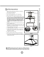 Предварительный просмотр 11 страницы Zephyr ZSP-E42AS Use, Care And Installation Manual