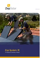 Preview for 1 page of ZepSolar ZEP SYSTEM II Installation Manual