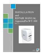 Zepter AqueenaPro WT-100 Installation And Repair Manual preview