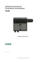 ZERA TK326 Operation Manual предпросмотр