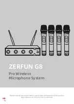 ZERFUN G8 Pro Manual preview