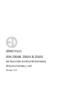 Zerio-Plus EDA-Z5008 Installation & Operation Manual preview