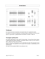 Preview for 3 page of Zero 88 Juggler Operating Manual