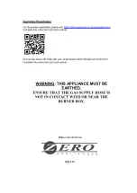 Preview for 12 page of Zero Appliances GEV60 Installation, Service And User