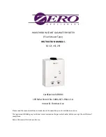 Предварительный просмотр 1 страницы Zero Appliances JSD 24-LN1 Instruction Manual