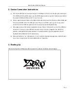 Preview for 5 page of Zero Devices Z902 User Manual