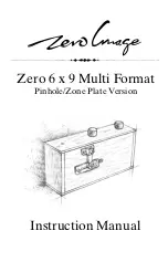 Zero Image Zero 6 x 9 Multi Format Instruction Manual preview
