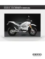 Zero Motorcycles S 2009 Owner'S Manual предпросмотр