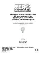 Предварительный просмотр 1 страницы Zero Moustique 002091 Manual