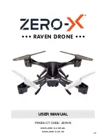 Preview for 1 page of ZERO-X RAVEN DRONE User Manual