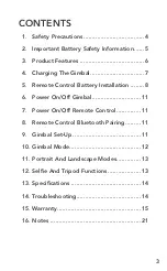 Preview for 3 page of ZERO-X ZX-G0 User Manual