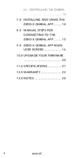 Preview for 4 page of ZERO-X ZX-G1 User Manual