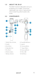 Preview for 5 page of ZERO-X ZX-G1 User Manual